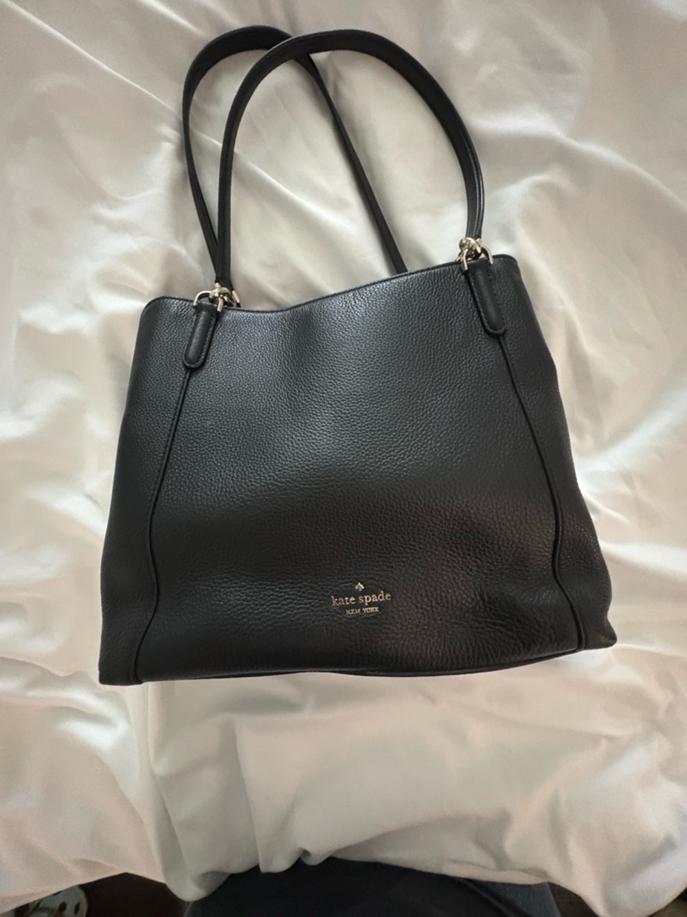 kate spade Black Pebbled Leather Shoulder Bag - Great Condition!